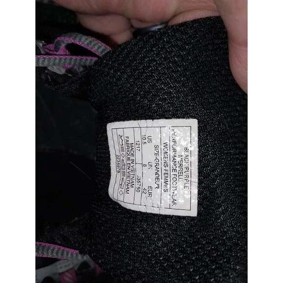 Merrell Siren Edge 3 Hiking Shoes Womens Size 10.5 Black J35750 - Picture 9 of 10